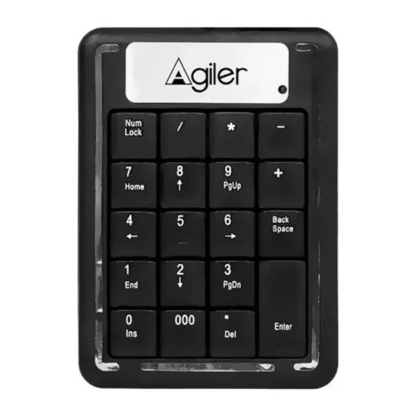 Teclado Agiler AGI-9823 Membrana USB Numérico Inglés