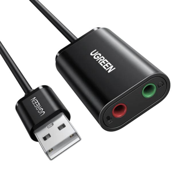 Cable AV UGREEN US205 Adaptador USB a 3.5mm