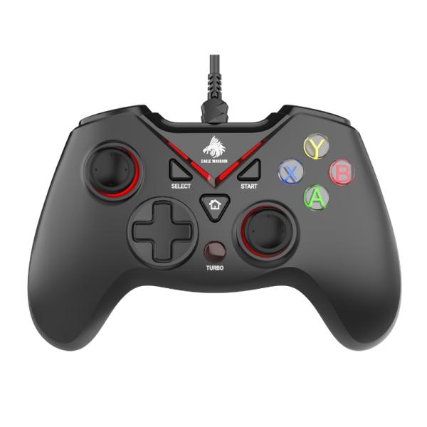 Control Eagle Warrior EG-C1070T Multiplataforma Alámbrico USB Negro