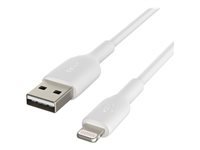Cable Belkin BoostCharge Lightning a USB-A 2 M Blanco