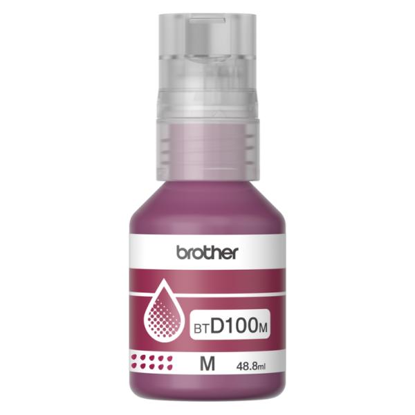 Botella de Tinta Brother BTD100MMEX Magenta Ultra Alto Rendimiento
