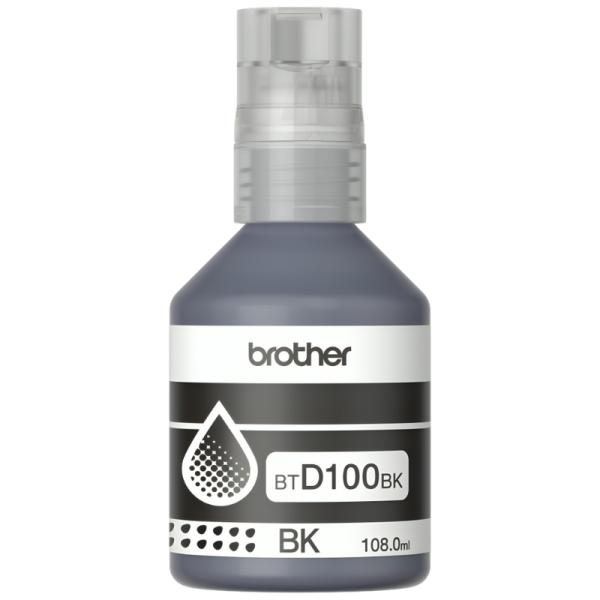 Botella de Tinta Brother BTD100BKMEX Negro Ultra Alto Rendimiento