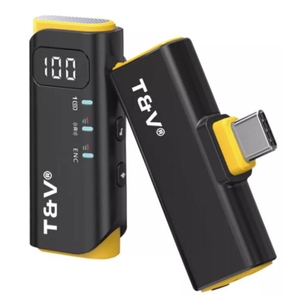 Micrófono Thonet & Vander VX350 Lavalier Inalámbrico Omnidireccional USB-C