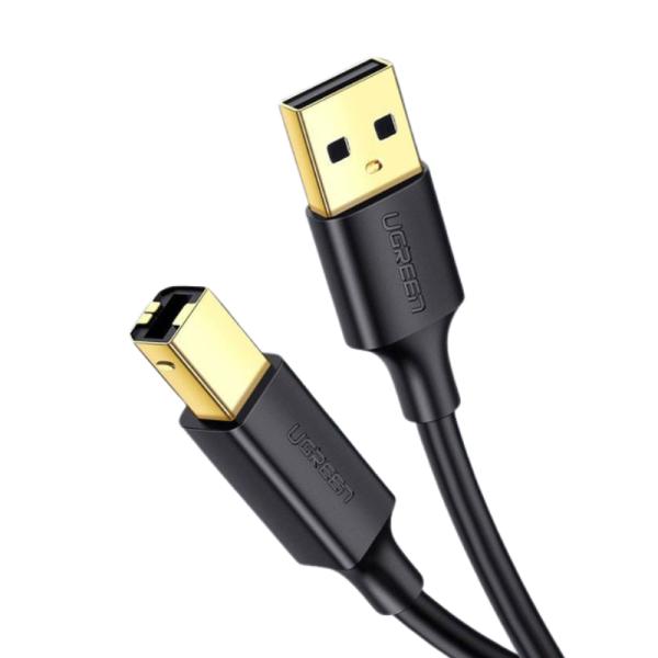 Cable USB para Impresora UGREEN US135 USB-A a USB-B 1.5 M