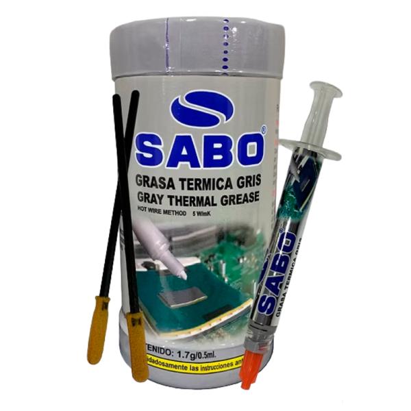 Pasta Térmica Sabo Thermal Grease Grey 1.7g 5W/mK