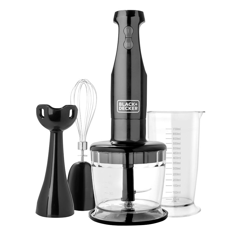 Black + Decker batidora de inmersion color negra 3 en 1 HB2800B