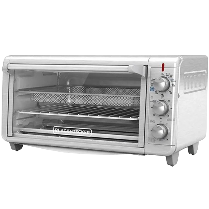 Horno con Freidora de Aire Black & Decker TO3265xSS 8 Rebanadas