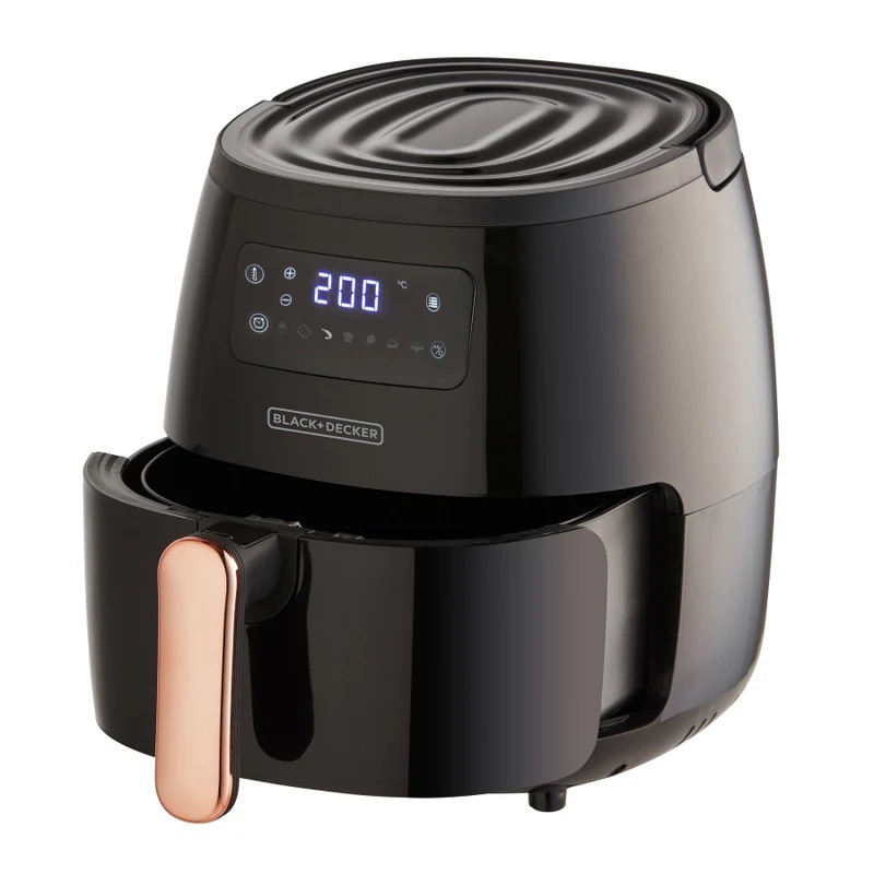 Freidora de Aire Black & Decker HFD5055B 5 L Negro