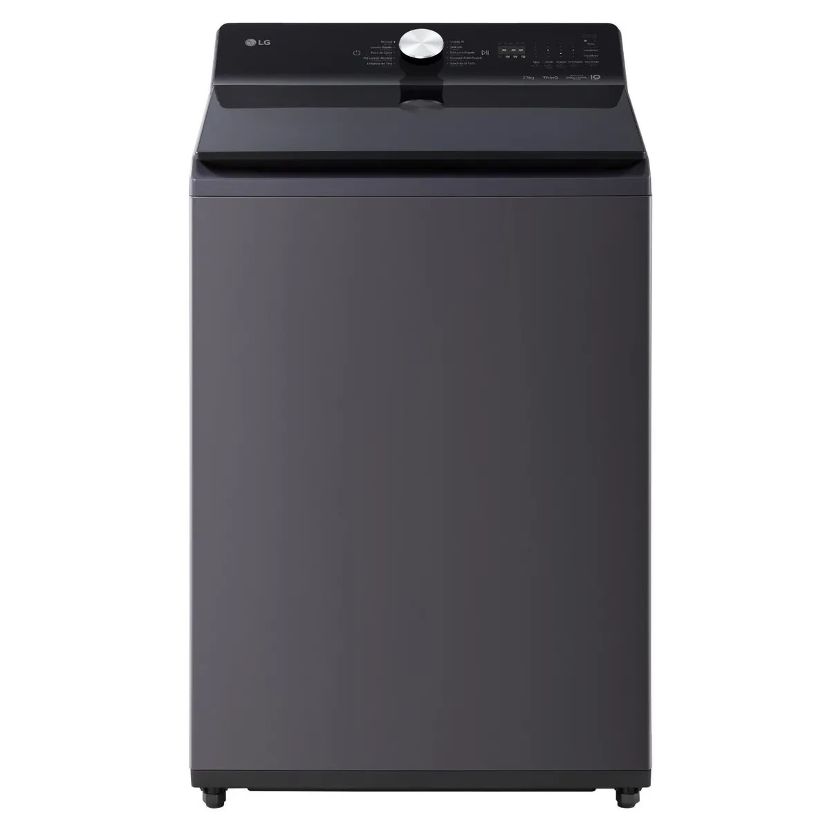 LG lavadora carga superior gris 23kg WT23EGTX6