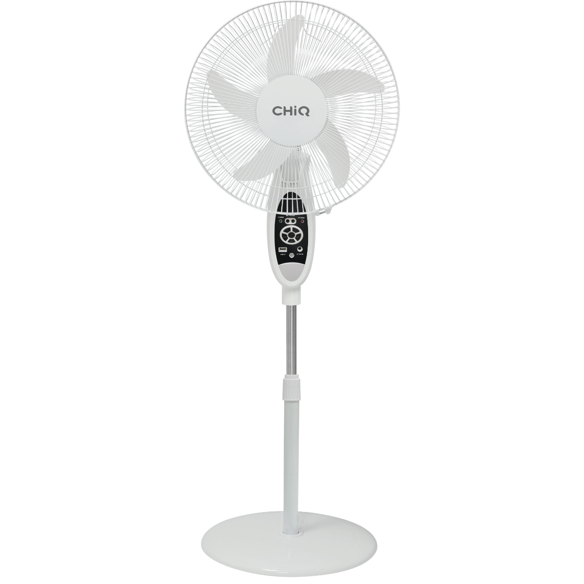 Ventilador CHiQ CQVF16RN0IT1W de Pie 16″ 9 Velocidades Recargable Temporizador