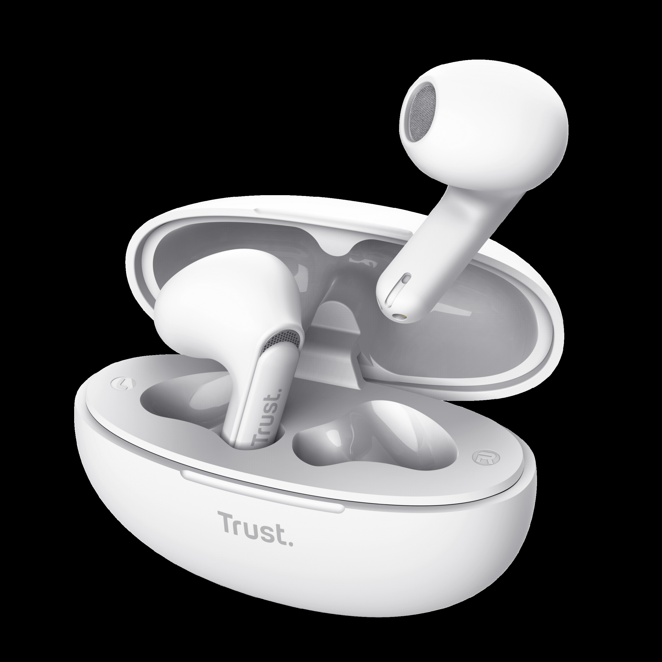 Audífonos Trust 25173 In-Ear Bluetooth ANC Blanco