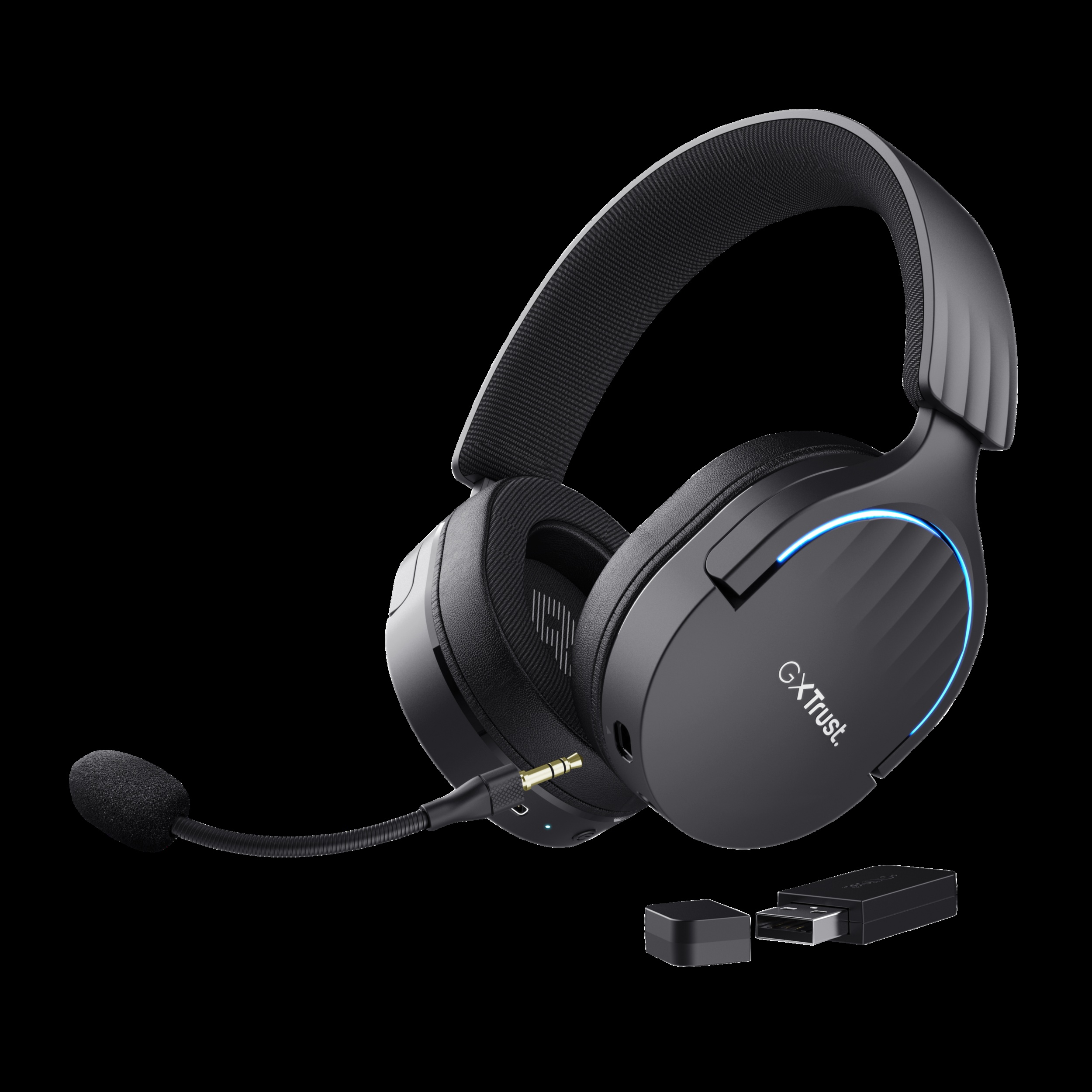 Audífonos Trust 24901 Inalámbrico Gaming Negro