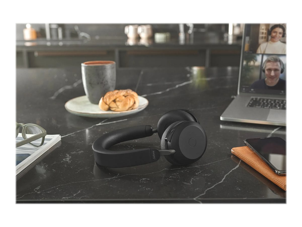 Audífonos Jabra Evolve2 75 On-Ear Bluetooth ANC Estéreo Negro