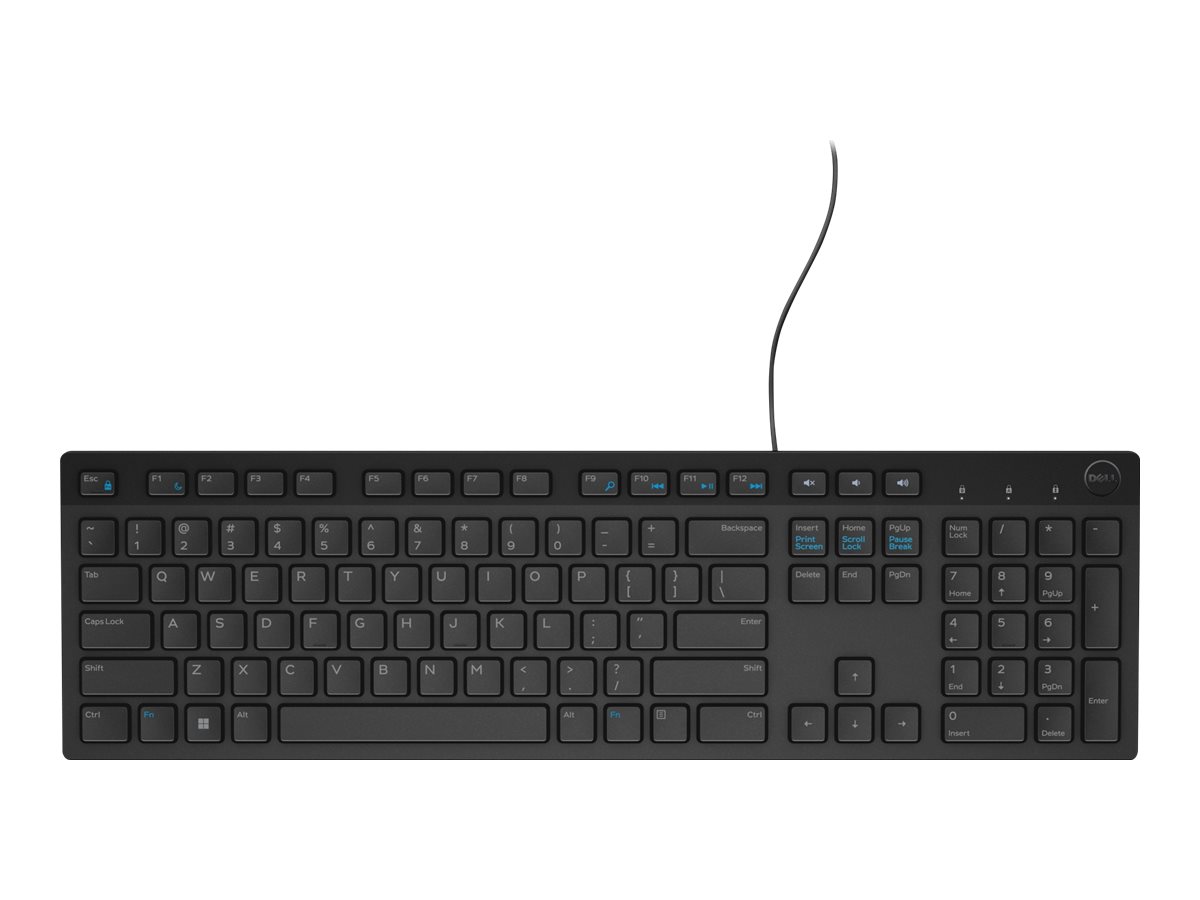 Dell KM300C - Juego de teclado y ratón - USB - QWERTY - EE. UU. - negro - con 1 Year Basic Hardware Warranty Repair