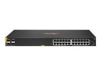 Switch HPE 6100 24G Class4 24 Puertos Gigabit POE+ 370 W Administrable 4 SFP+