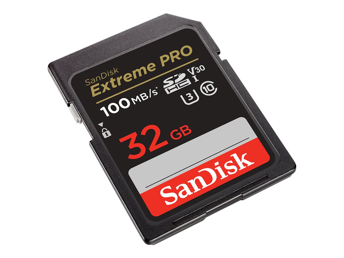Tarjeta de Memoria SanDisk Extreme Pro SD 32 GB 100MB/s UHS-I U3 V30