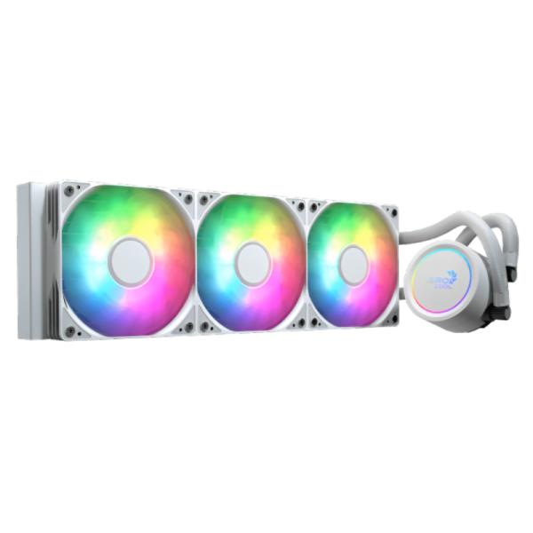 Enfriador Líquido AeroCool Abyss L360R 360mm 3x120mm ARGB Blanco