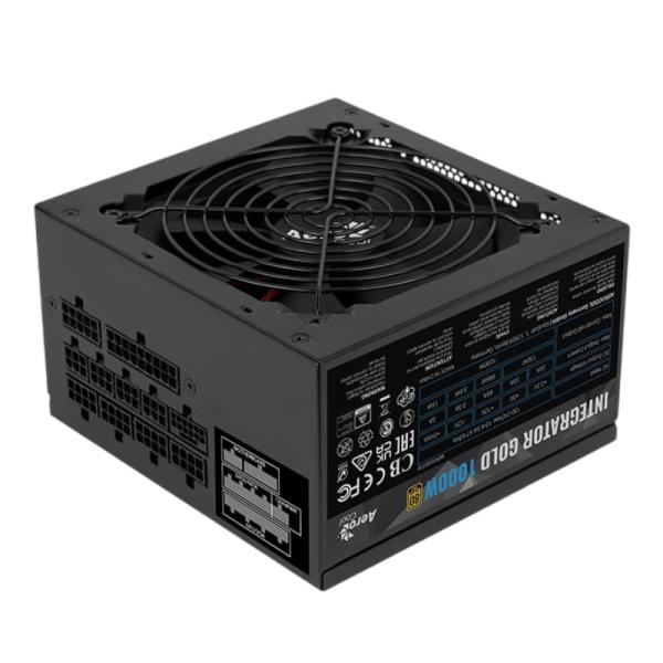Fuente de Poder AeroCool Integrator Gold 1000 W 80+ Gold Full Modular ATX