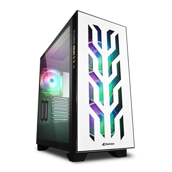 Gabinete para PC Sharkoon Elite Shark CA300T Full Tower Vidrio Templado 4 Ventiladores RGB