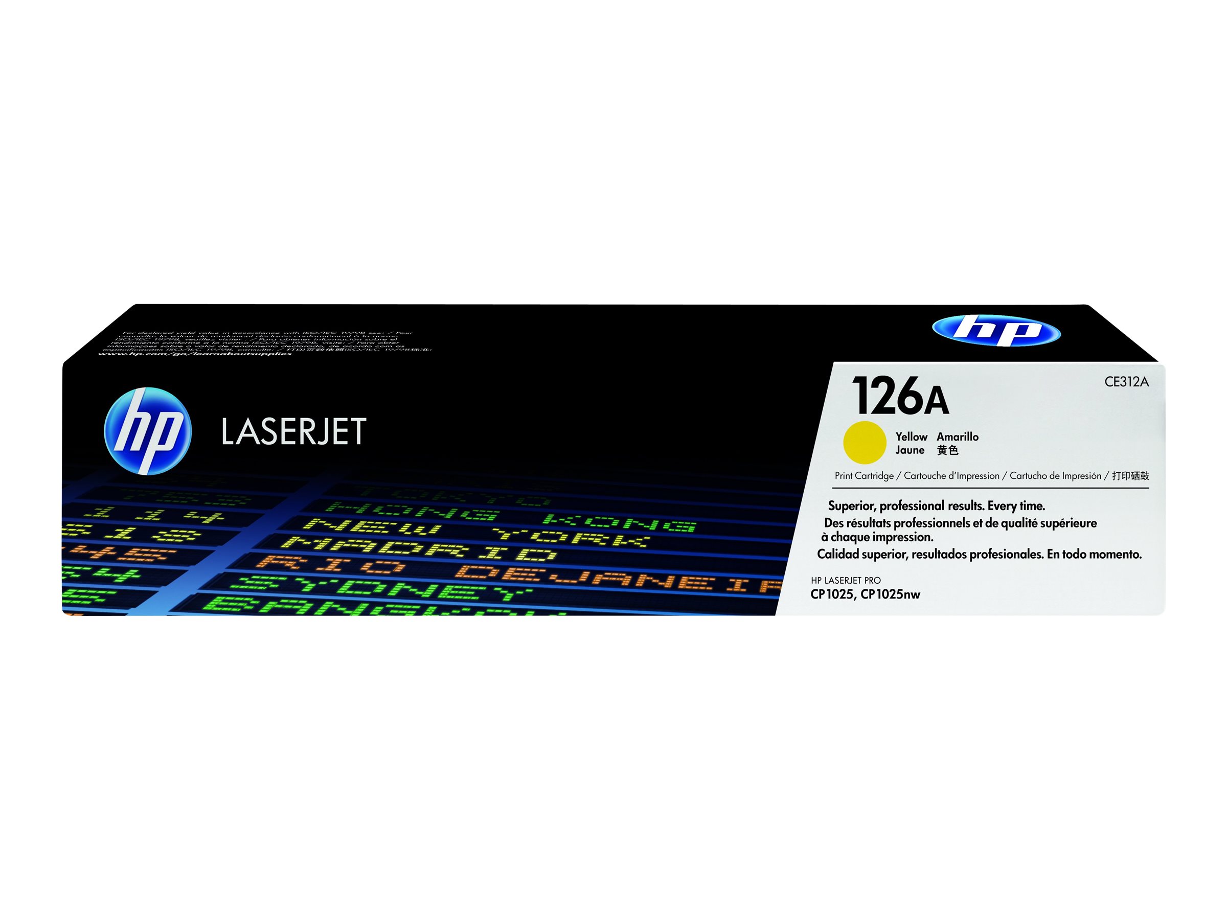 Tóner HP 126A CE312A Amarillo 1.000 Páginas
