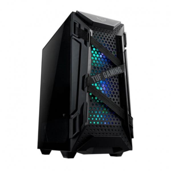 Gabinete para PC ASUS TUF GT301 Mid Tower Vidrio Templado 4 Ventiladores Negro