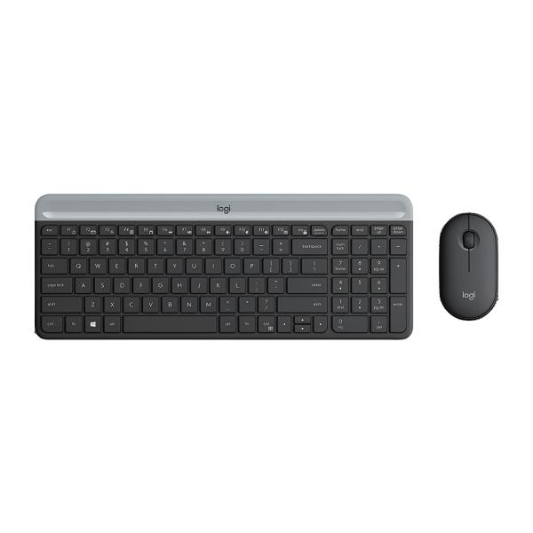 TECLADO Y MOUSE LOGITECH MK470 SLIM COMBO INALÁMBRICO 2.4 GHZ INGLÉS 920-009437