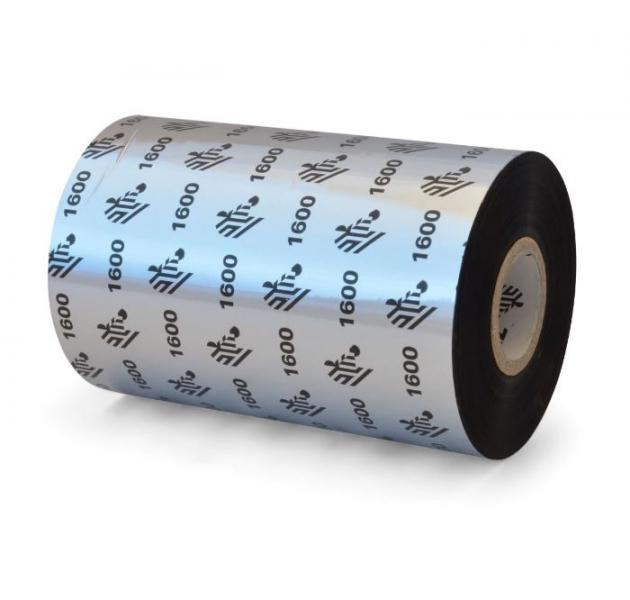 Ribbon de Cera Zebra 1600 Standard 4.33″ X 500m Núcleo 1″ 18/Caja
