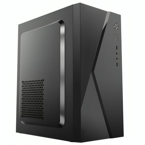 Gabinete para PC KME CM04Q1RA001C Mini Tower Micro-ATX sin Ventiladores Fuente 600 W