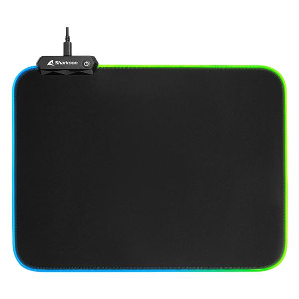 Mouse Pad Sharkoon 1337 V2 44.4x35.5cm XL Gaming Tela y Goma Base Antideslizante