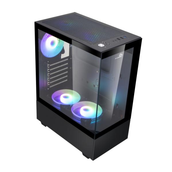 Gabinete para PC X-LION HX-650 Vidrio Templado 3 Ventiladores ARGB