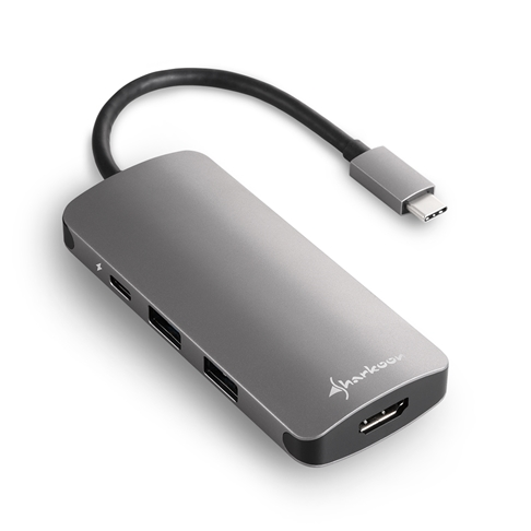 Hub USB Sharkoon 4044951026715 USB-C USB 3.0