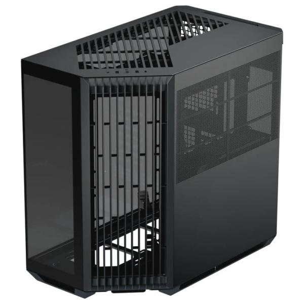 Gabinete para PC APNX V1-BK-V1 Mid Tower ATX Vidrio Templado sin Ventiladores Negro
