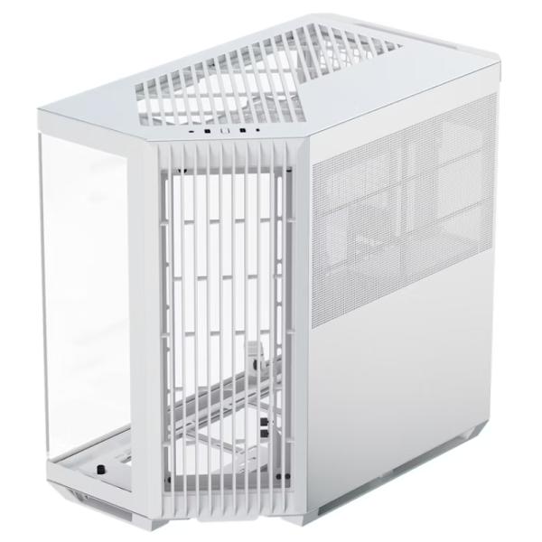 Gabinete para PC APNX V1-WT-V1 Mid Tower ATX Vidrio Templado sin Ventiladores Blanco