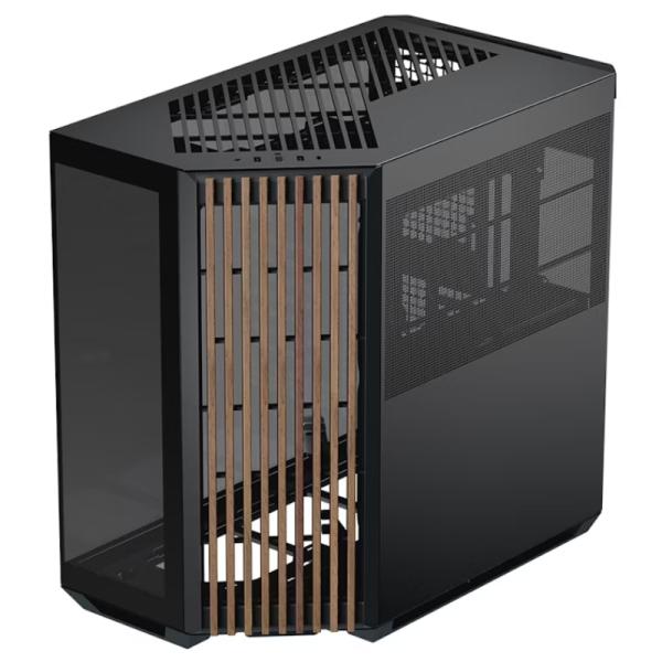 Gabinete para PC APNX V1-W-BK-V1 Mid Tower ATX Vidrio Templado sin Ventiladores