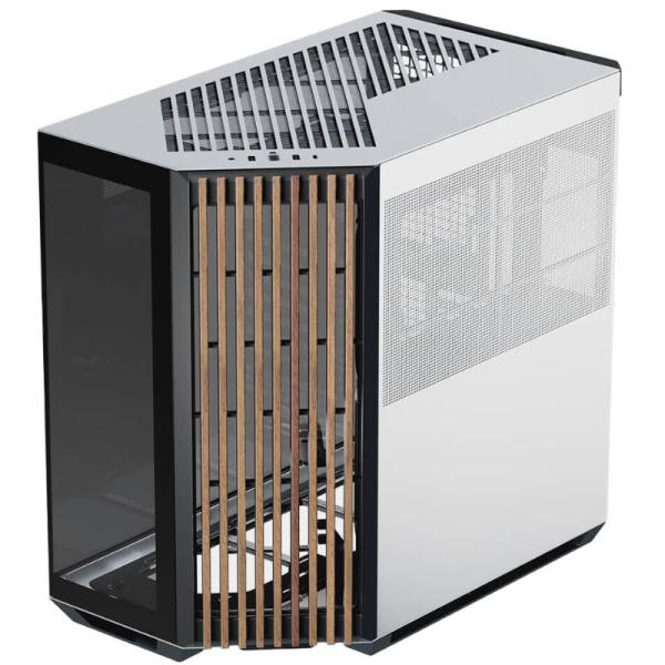 Gabinete para PC APNX V1-W-BW-V1 Mid Tower ATX Vidrio Templado sin Ventiladores