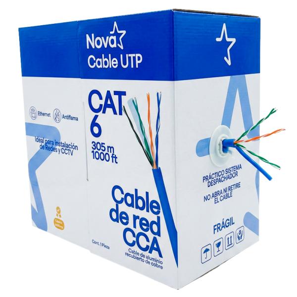 Cable de Red Nova FAN60305001C Cat6 UTP 305m