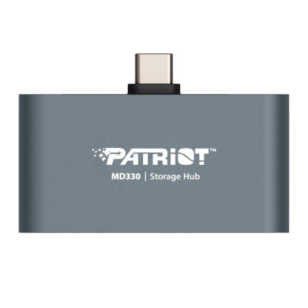 Hub Patriot Mobile MD330 con Almacenamiento USB-C HDMI 4K USB-C 3.2 Gen 1 256 GB