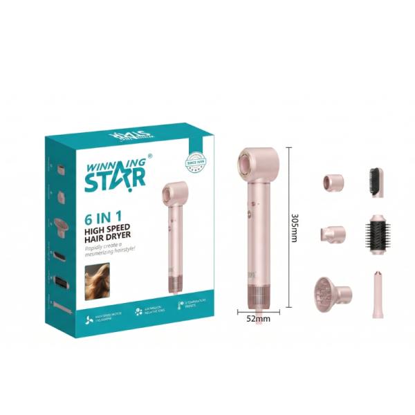 Secador de Pelo WINNINGSTAR ST-2292 Iones 1300 W