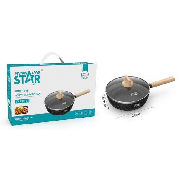 Sartén WINNINGSTAR ST-5202-24 24 cm Antiadherente Aluminio Fundido
