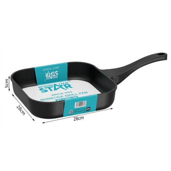 Sartén WINNINGSTAR ST-5200-28 28 cm Antiadherente Aluminio Fundido