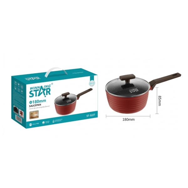 Cacerola WINNINGSTAR ST-5227 18 cm Antiadherente Aluminio Prensado