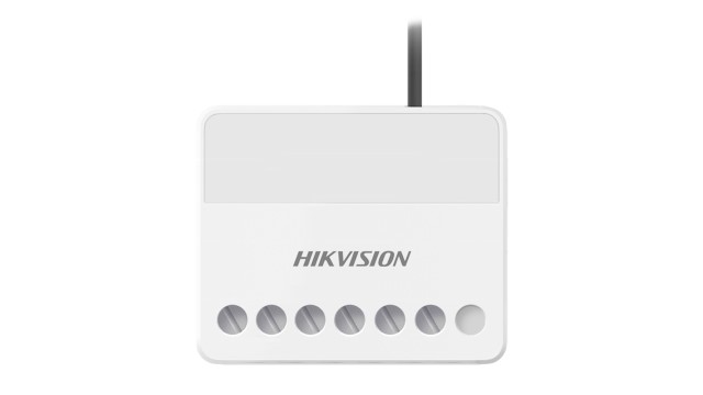 Accesorio para Alarma Hikvision AX PRO DS-PM1-O1L-WB Módulo Relé Inalámbrico 433MHz Blanco