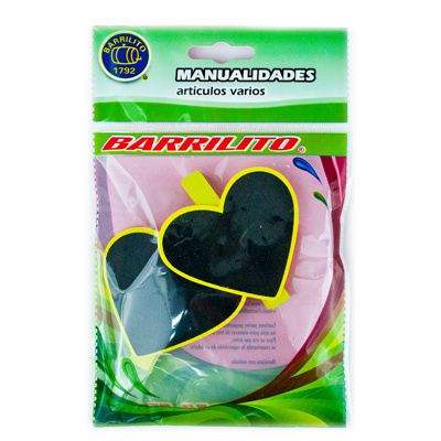 Clips Decorativos Barrilito WCLP13 Madera Corazones 2 Piezas
