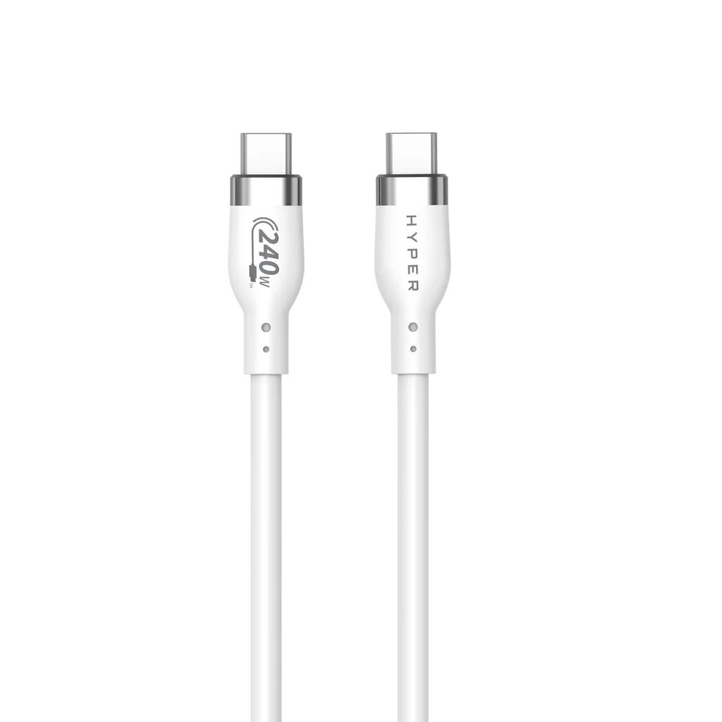 Cable Targus Hyper 3.3ft 240 W USB 2.0 Silicona Blanco