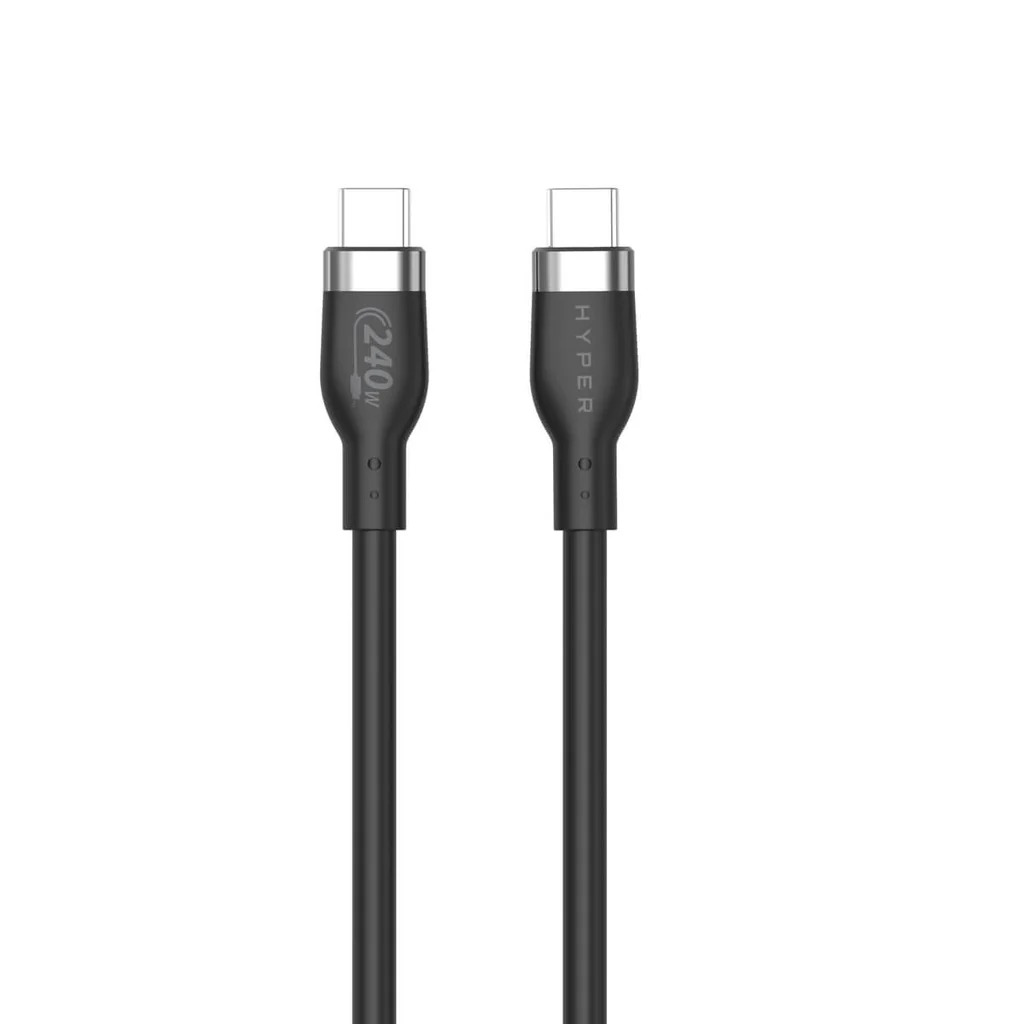 Cable Targus Hyper 3.3ft 240 W USB 2.0 Silicona Negro
