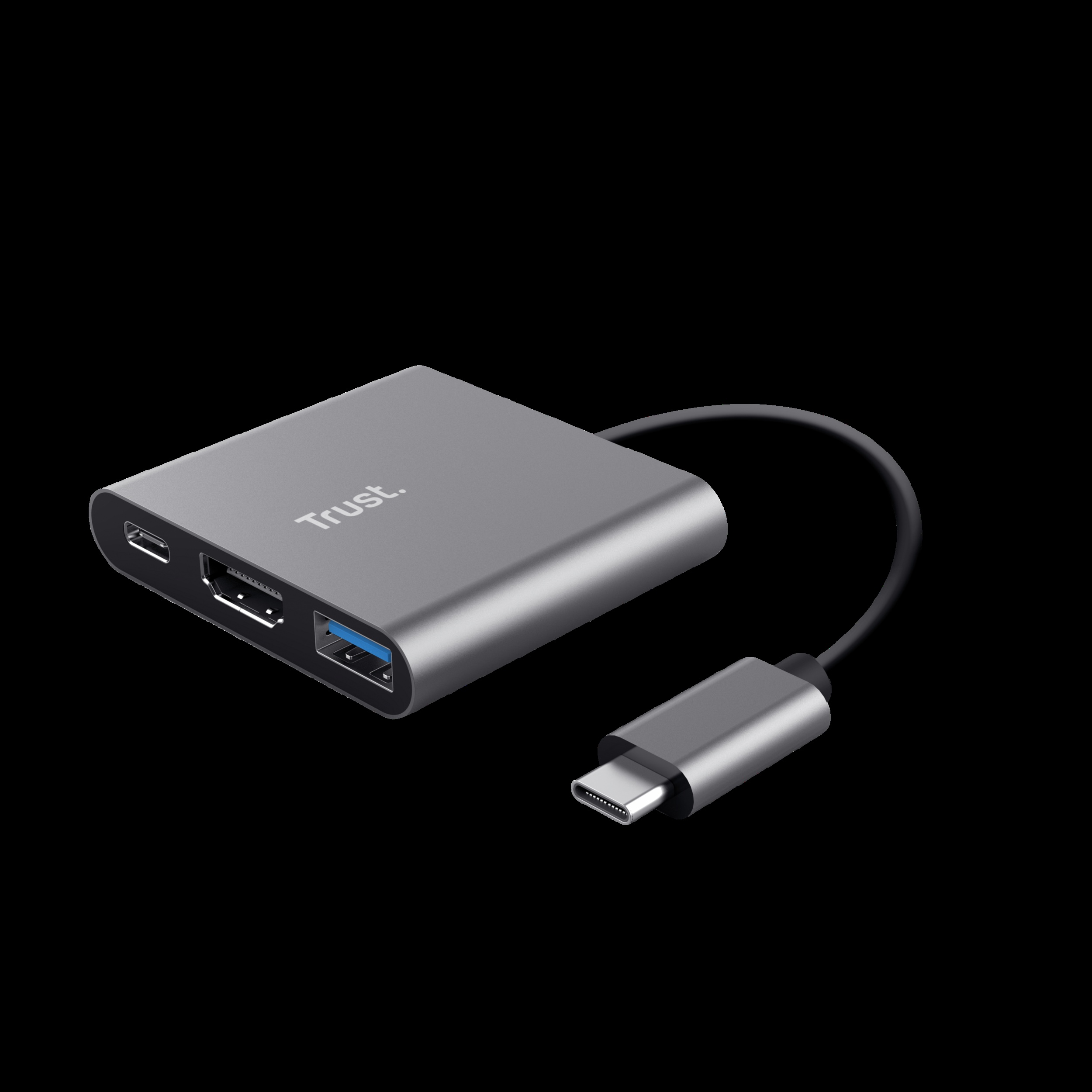 Hub USB Trust 23772 USB-C 3 en 1 HDMI