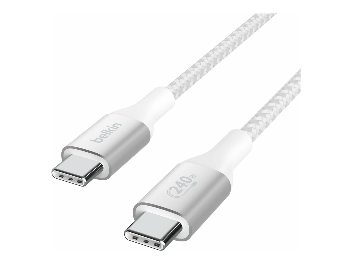 Cable Belkin BoostCharge USB-C a USB-C 2m 240 W USB 2.0 Blanco