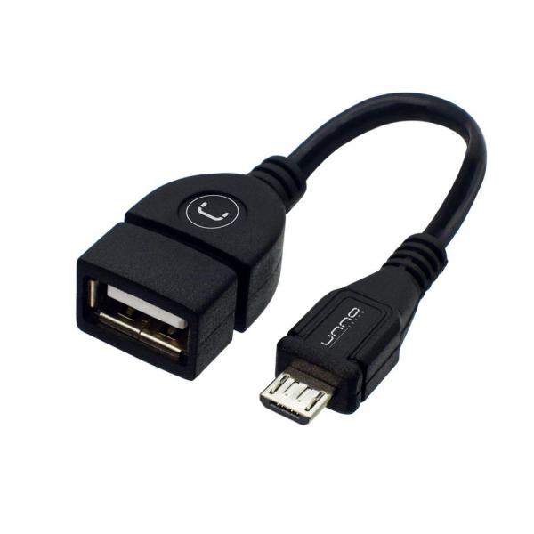 Adaptador Unno AD4201BK OTG