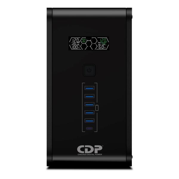 UPS CDP R-Smart1510 1500 VA 900 W Línea Interactiva 120 V 10 Tomas