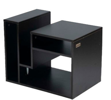 Mesa Auxiliar Kenneth Cole KCWD2022056-B Negro Multifuncional 60x48x40cm